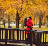 Mama und Tochter Fotoshooting im Park Magdeburg